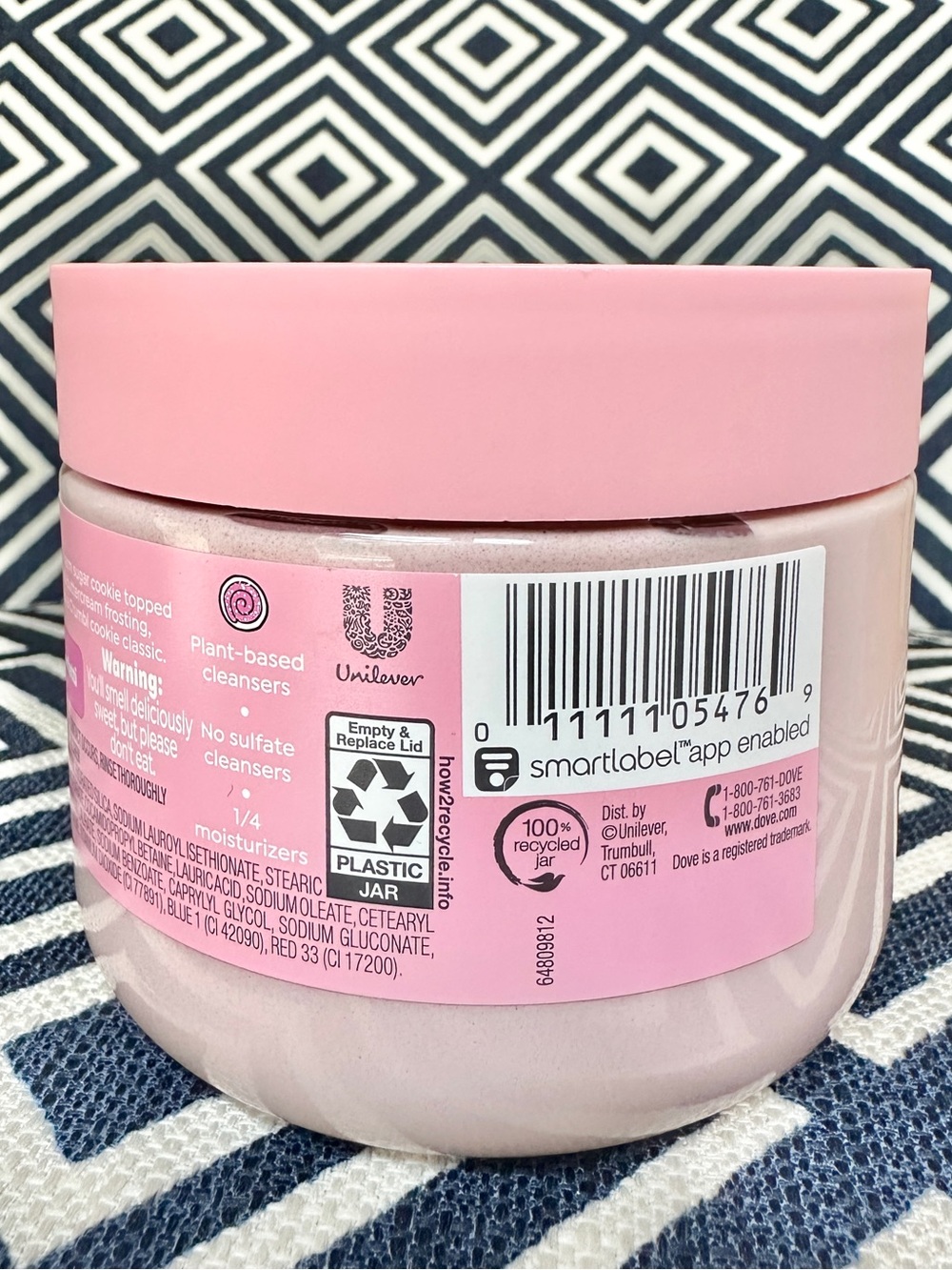 New Dove Crumbl Confetti Cake Body Scrub 15oz Self Care Exfoliating Shower - Picture 4 of 6